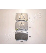 JAPAN PARTS - PA326AF - Колодки пер.диск.Mazda 323 BF/BW 85...